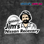 Jim's Nissan Recovery Sticker