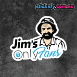 Jim's Only Fans Sticker