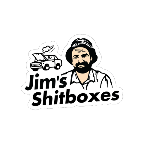 Jim's Shitboxes Sticker