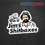 Jim's Shitboxes Sticker