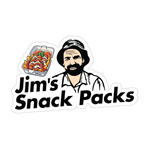 Jim's Snack Packs Sticker