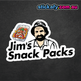 Jim's Snack Packs Sticker