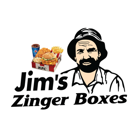 Jim's Zinger Boxes Sticker