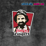 Jim's Zingers Sticker