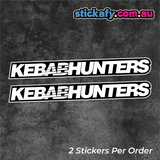 Kebab Hunters Sticker x2