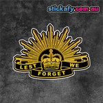 Lest We Forget Sticker