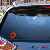 Lest We Forget Poppy Sticker