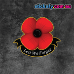 Lest We Forget Poppy Sticker