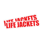 Life Jackets Sticker (x2)