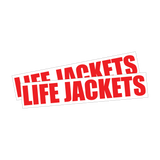 Life Jackets Sticker (x2)