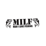 MILF "Man I Love Fishing" Sticker