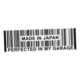 Made in Japan barcode Sticker