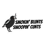 Smokin' Blunts Swoopin' C*nts Sticker