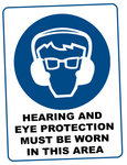 Mandatory -  HEARING AND EYE PROTECTION MUST BE WORN