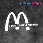I Don't give a Mcf*ck Sticker