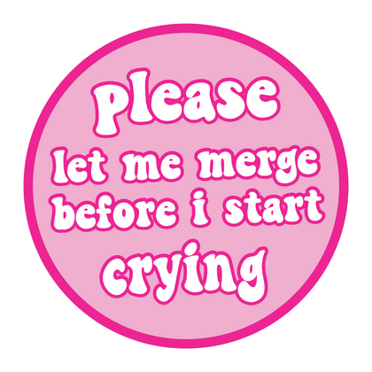 Please Let Me Merge Sticker