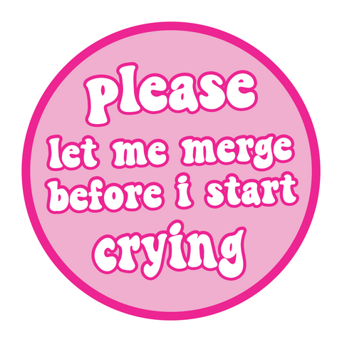 Please Let Me Merge Sticker