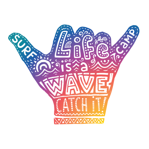 Life is a Wave Sticker
