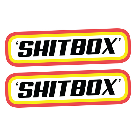 Shitbox (x2) Sticker