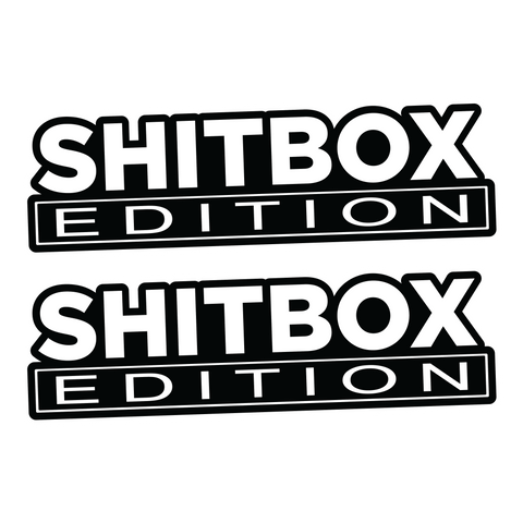 Shitbox Edition (x2) Sticker