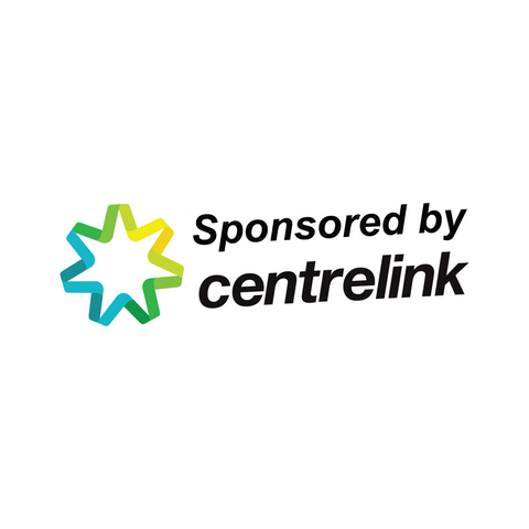 Sponsored by Centrelink Sticker