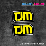 2 x TJM Stickers