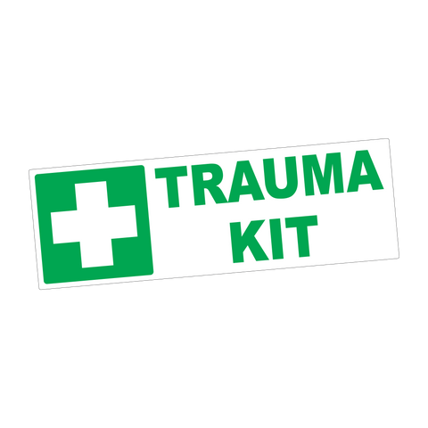 Trauma Kit Long Sticker