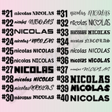 Custom Name Label Stickers