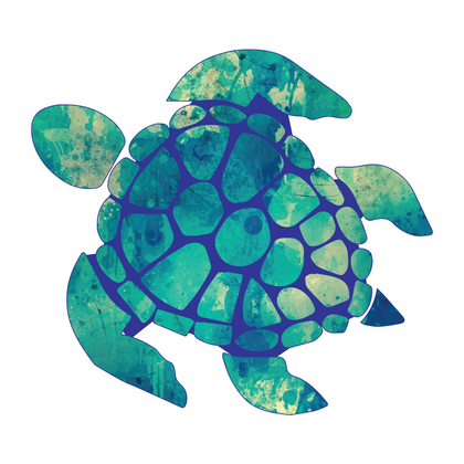 Watercolour Turtle Sticker