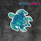 Watercolour Turtle Sticker