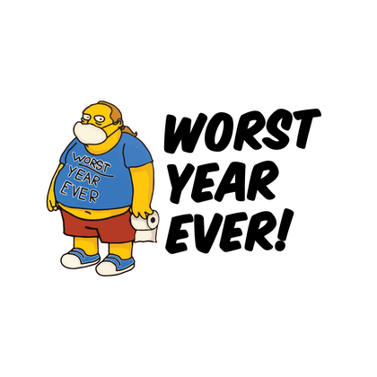 Worst Year Ever! Sticker