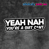 Yeah Nah Sticker