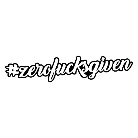 ZeroF*cksGiven Sticker