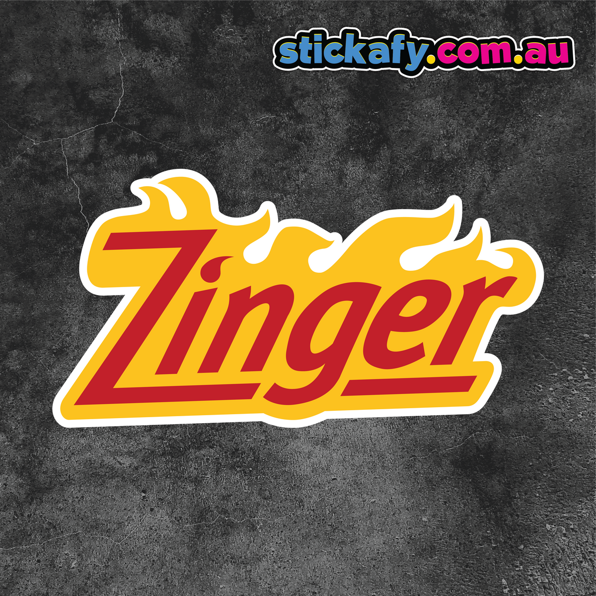 Zinger Sticker – Stickafy