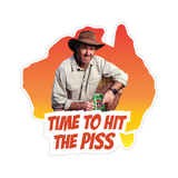 Russell Coight Time to hit the Piss Sticker