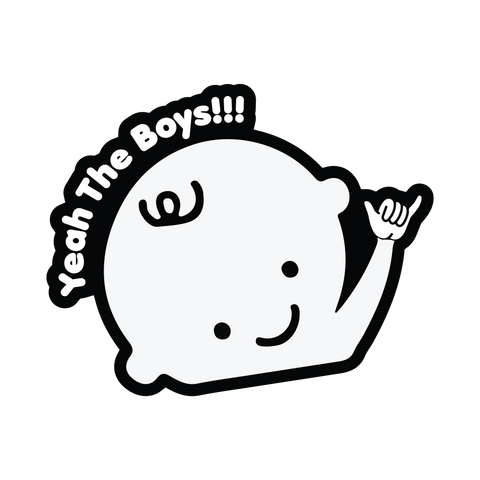 Yeah the Boys! Baby Sticker
