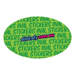 Oval Custom Stickers